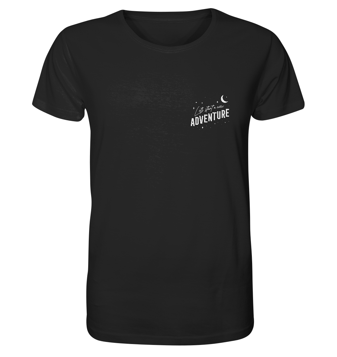 Organic Shirt „Let’s Start a New Adventure – Camping“
