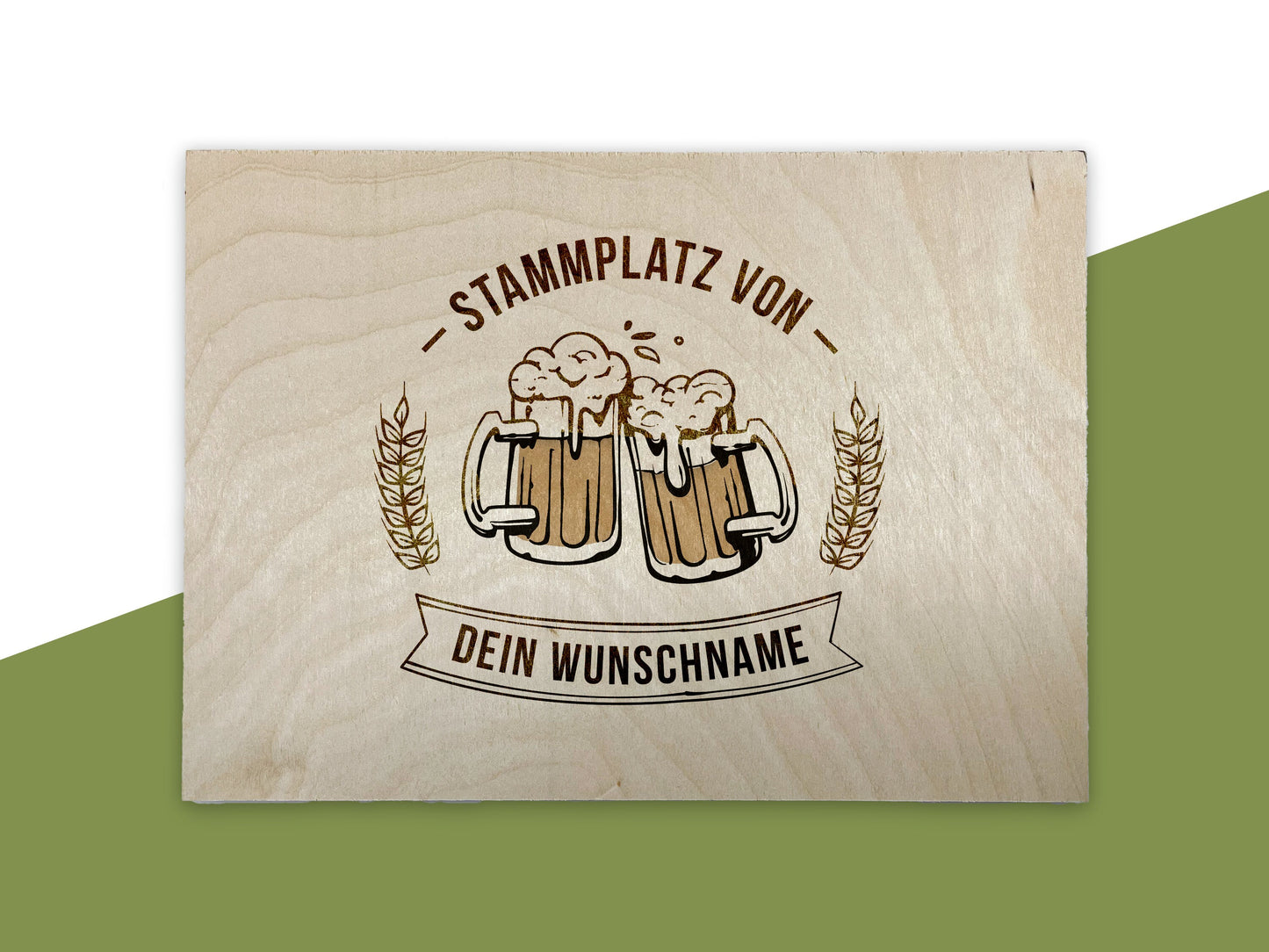 Handgefertigtes Bierkasten Sitzbrett – Personalisierung wählbar