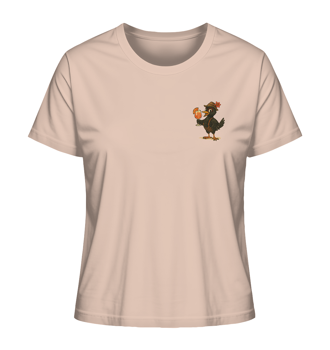 Aperoly Amsel T-Shirt – Das Partyshirt für Aperol-Fans & Festivalgirls - Ladies Organic Shirt