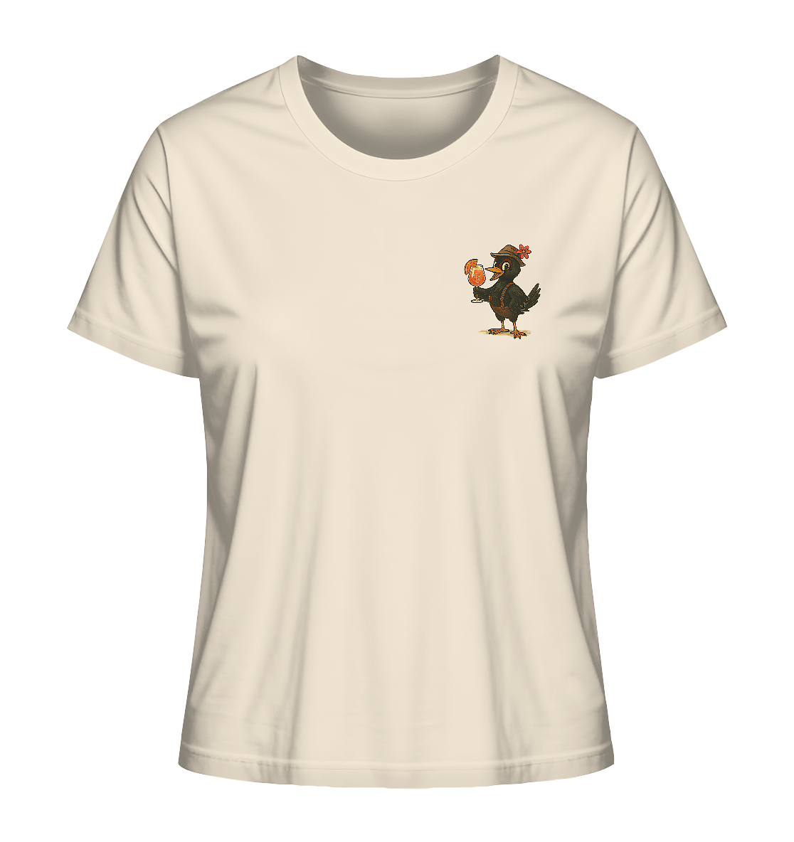 Aperoly Amsel T-Shirt – Das Partyshirt für Aperol-Fans & Festivalgirls - Ladies Organic Shirt