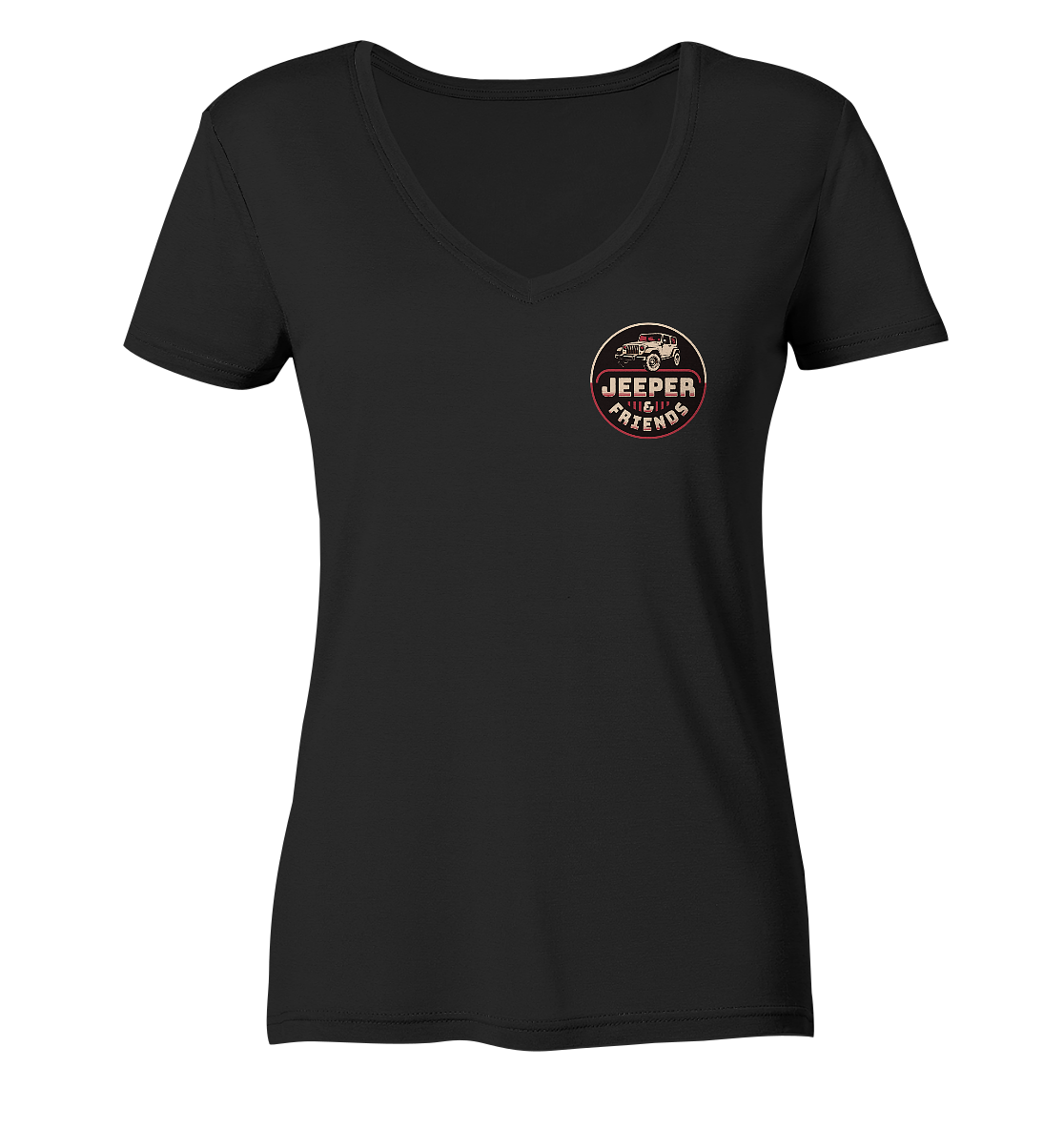 Jeeper & Friends - Ladies V-Neck Shirt
