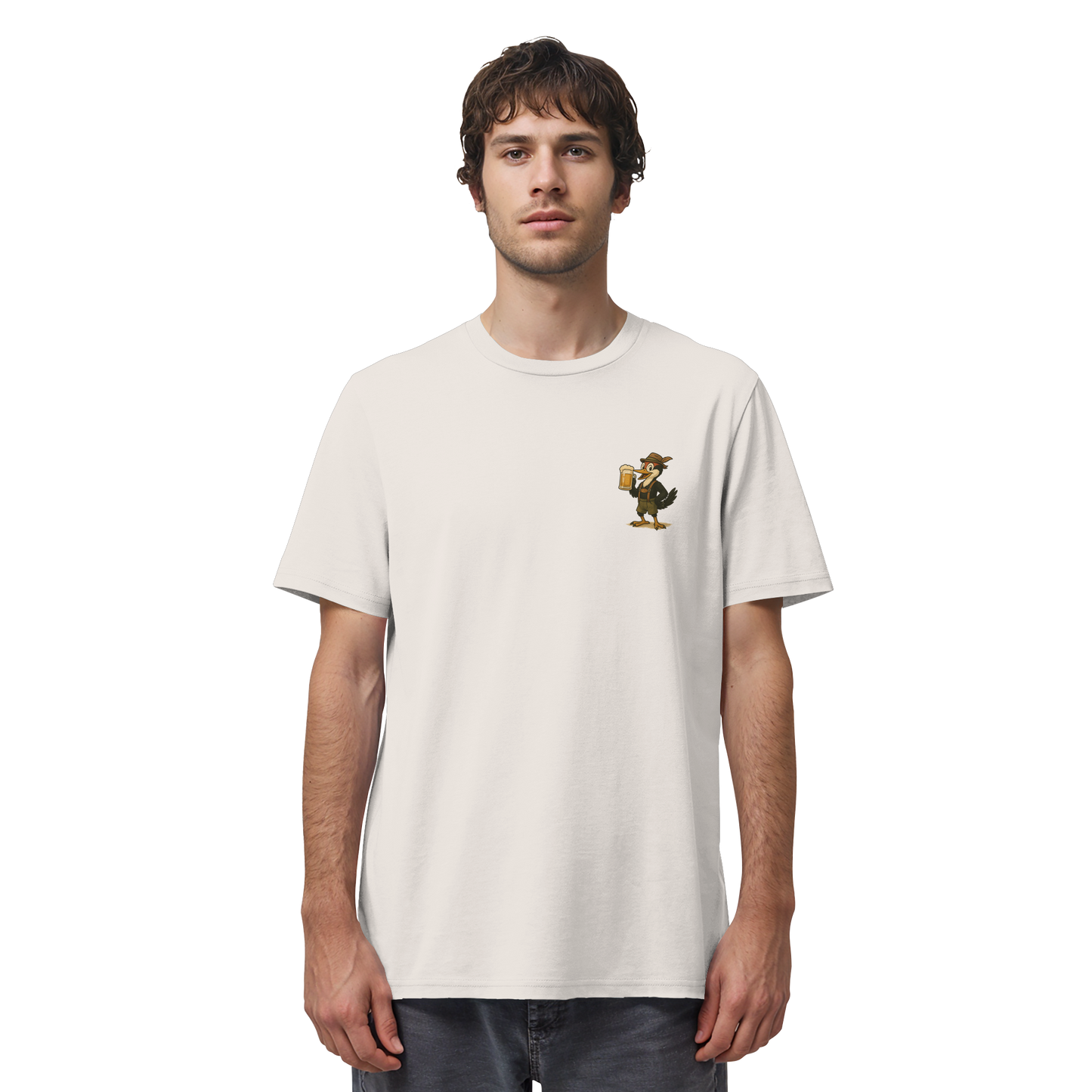 Schluckspecht T-Shirt – das witzige Partyshirt für echte Feierfreunde! - Organic Shirt
