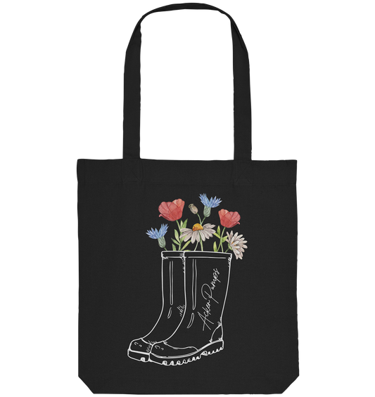 „Acker Pumps“ Organic Tote-Bag – Dein Dorfkind-Statement für Alltag, Partys & Festivals
